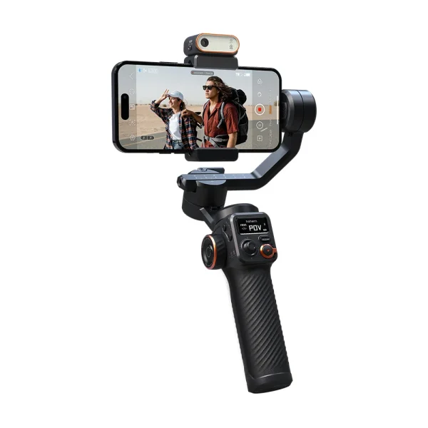 Hohem iSteady M6 Handheld Gimbal Stabilizer Selfie Tripod for Smartphone with AI Magnetic Fill Light Full Color Video  Vlogging 6