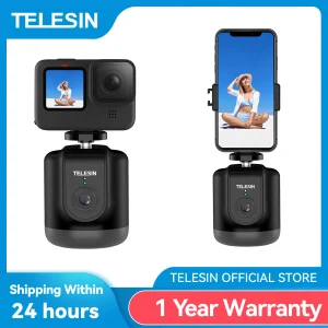 TELESIN AI Smart Shooting Gimbal Selfie 360° Rotation Auto Face Tracking Holder Camera Phone Vlog For GoPro 10 DJI Osmo Action 1