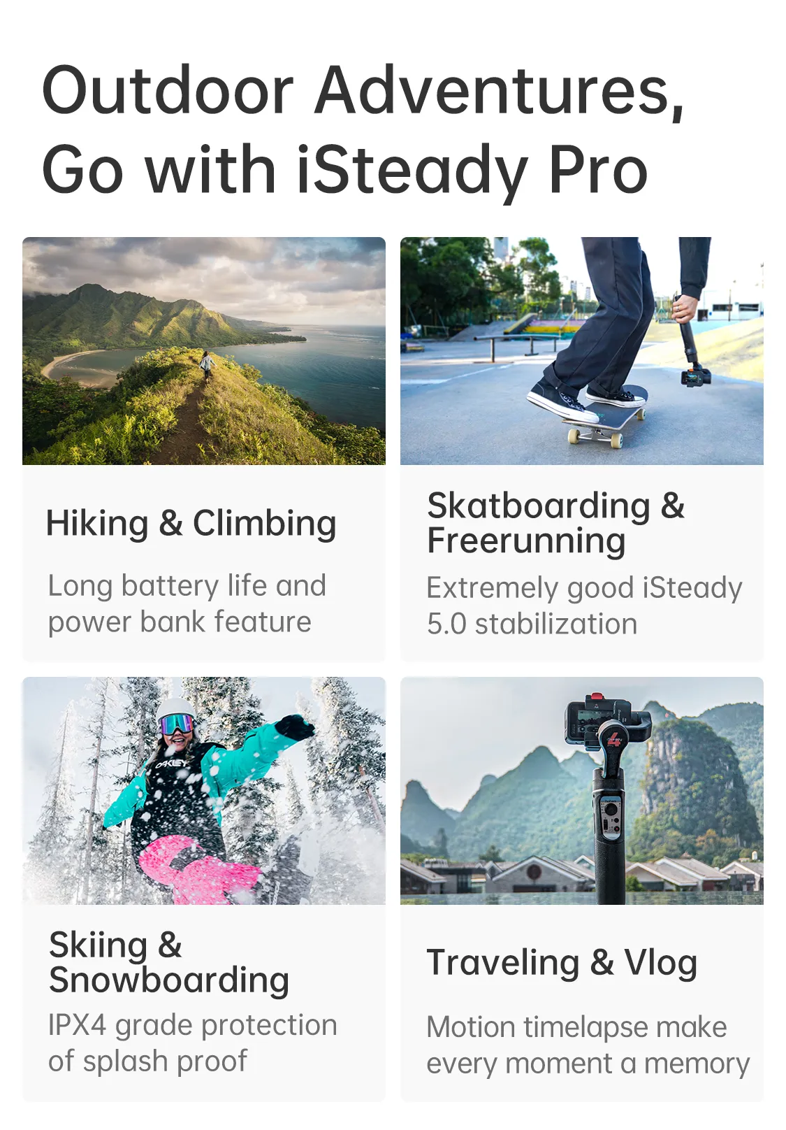 iSteady Pro 4 Gimbal - Side view