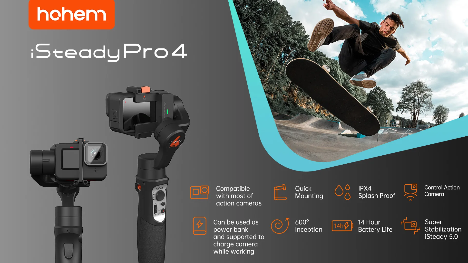 iSteady Pro 4 Gimbal - Top view