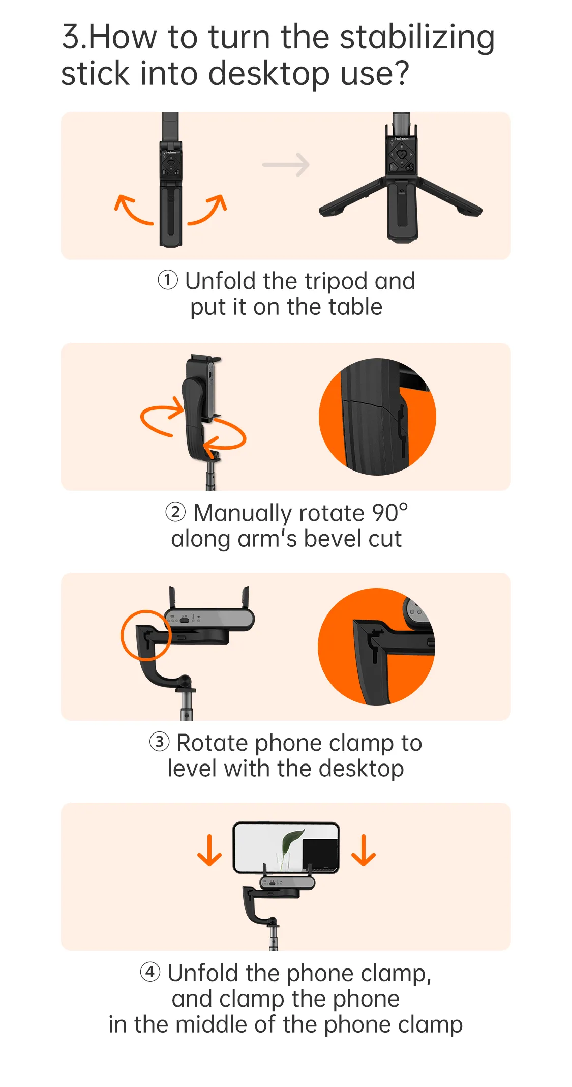 Face tracking technology in action with the gimbal