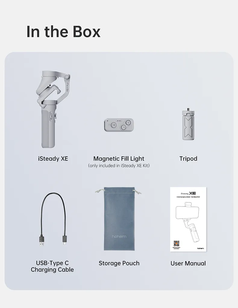 iSteady XE Gimbal Various Angles