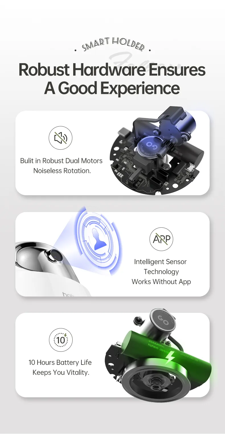 Retro design of the gimbal making it an attractive accessory