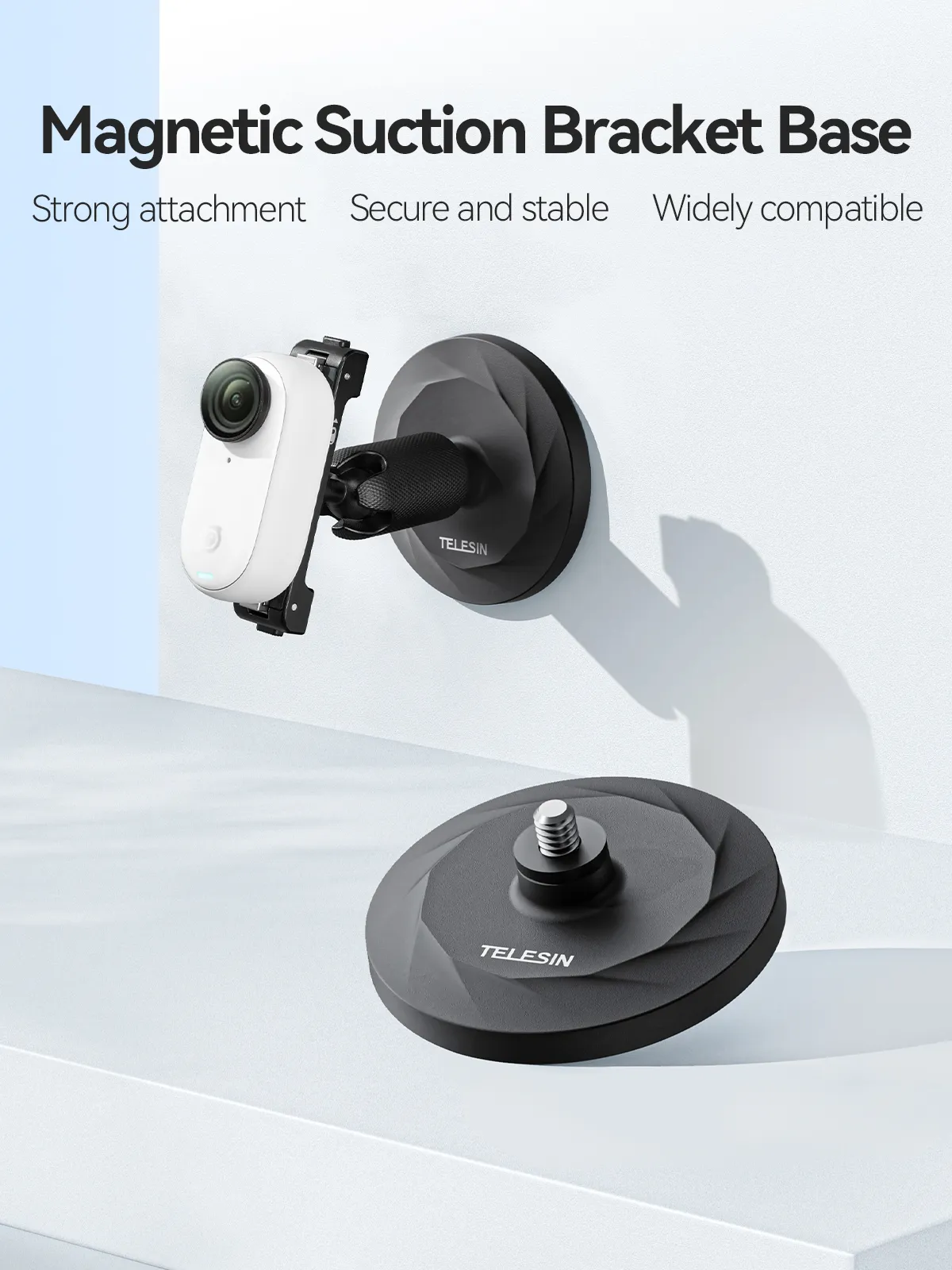 Magnetic Suction Bracket Base for Insta360 Go 3 for Seamless Capture of Exciting Moments