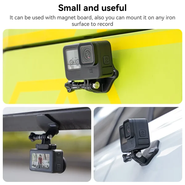 TELESIN Action Camera Magnetic Quick Release Bracket Gopro Accessories Chest Strap for GoPro Hero Insta 360 DJI Mobile Phone 5