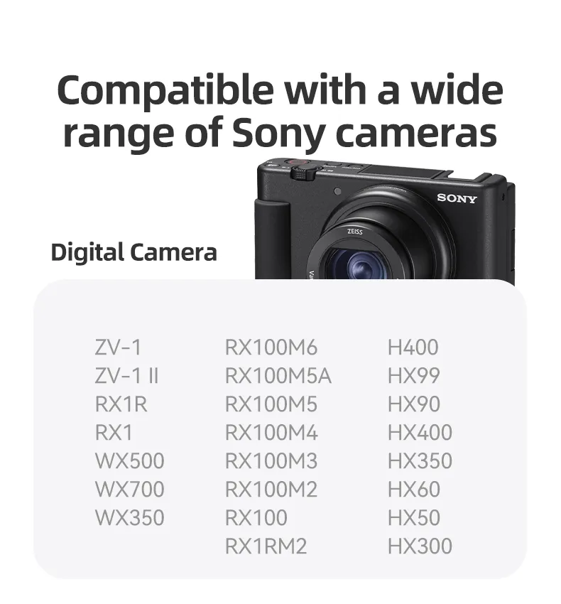 Safe SONY NP-BX1 Battery with Multiple Protection Features: Overcharge, Short Circuit, Overcurrent, Overdischarge, Overvoltage, and Recovery Protection