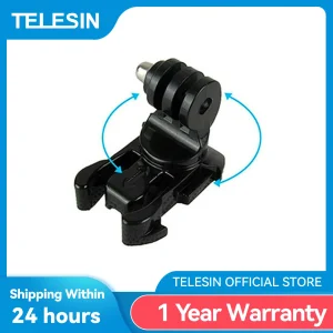 TELESIN 360 Degree Rotate J-Hook Buckle Vertical Surface Mount for GoPro Xiaomi Yi for DJI Osmo Action SJCAM EKEN Action Camera 1