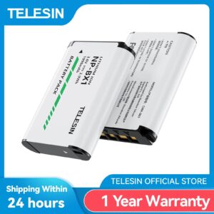 TELESIN For SONY NP-BX1 Battery For Sony FDR-X3000R ZV-1 RX100 M7 AS300 HX400 HX60 WX350 AS300V HDR-AS300R FDR-X3000 And Other 1