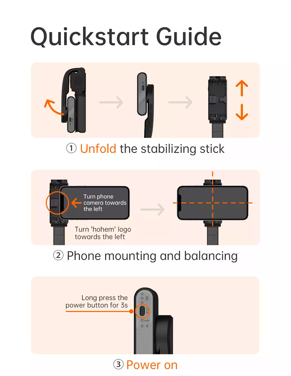 iSteady Q Selfie Stick capturing low angle shots