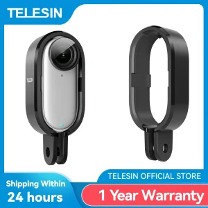 TELESIN Protective cover with Two claws Adapter For Insta360 G03 Protect Border Frame For Insta360 Go3 Accessories 1