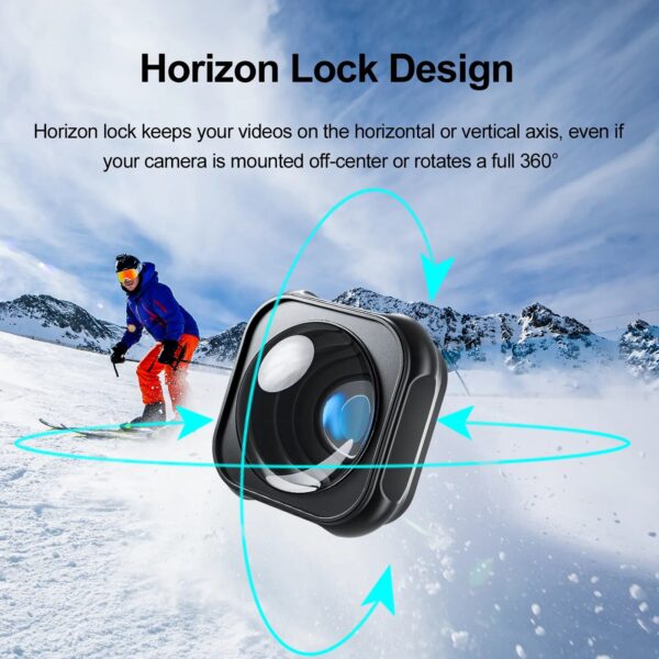 TELESIN Lens Mod for GoPro Hero 9 10 11 Black Anti Shake Aluminum Alloy Water proof Lens Ultra-wide Angle 155 Degree Lens 2